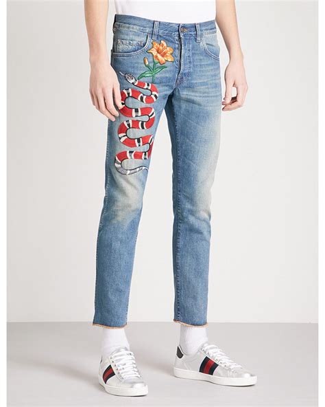 jean-paul gucci|Gucci denim jeans.